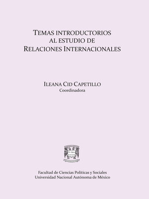 cover image of Temas Introductorios a los estudios de las relaciones internacionales